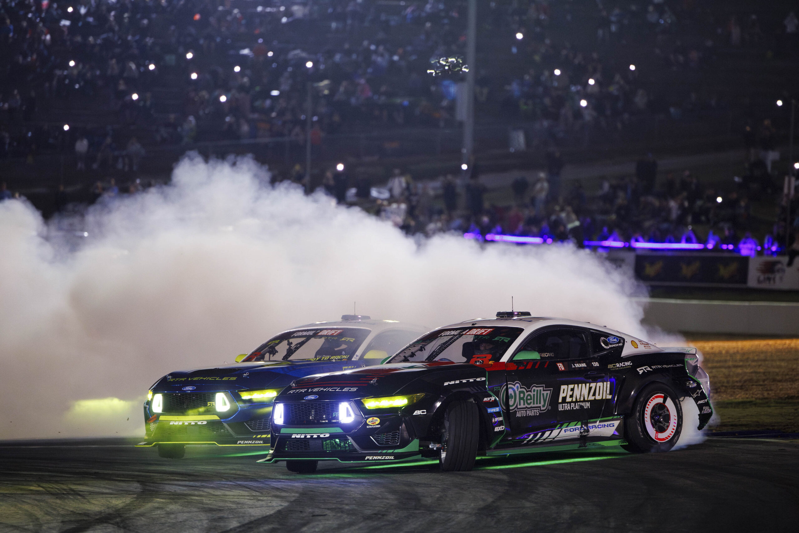 Ford RTR mustangs at Formula Drift Atlanta